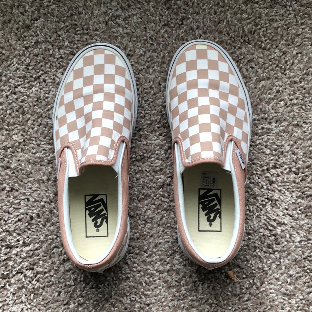 Vans Checked Slip ons